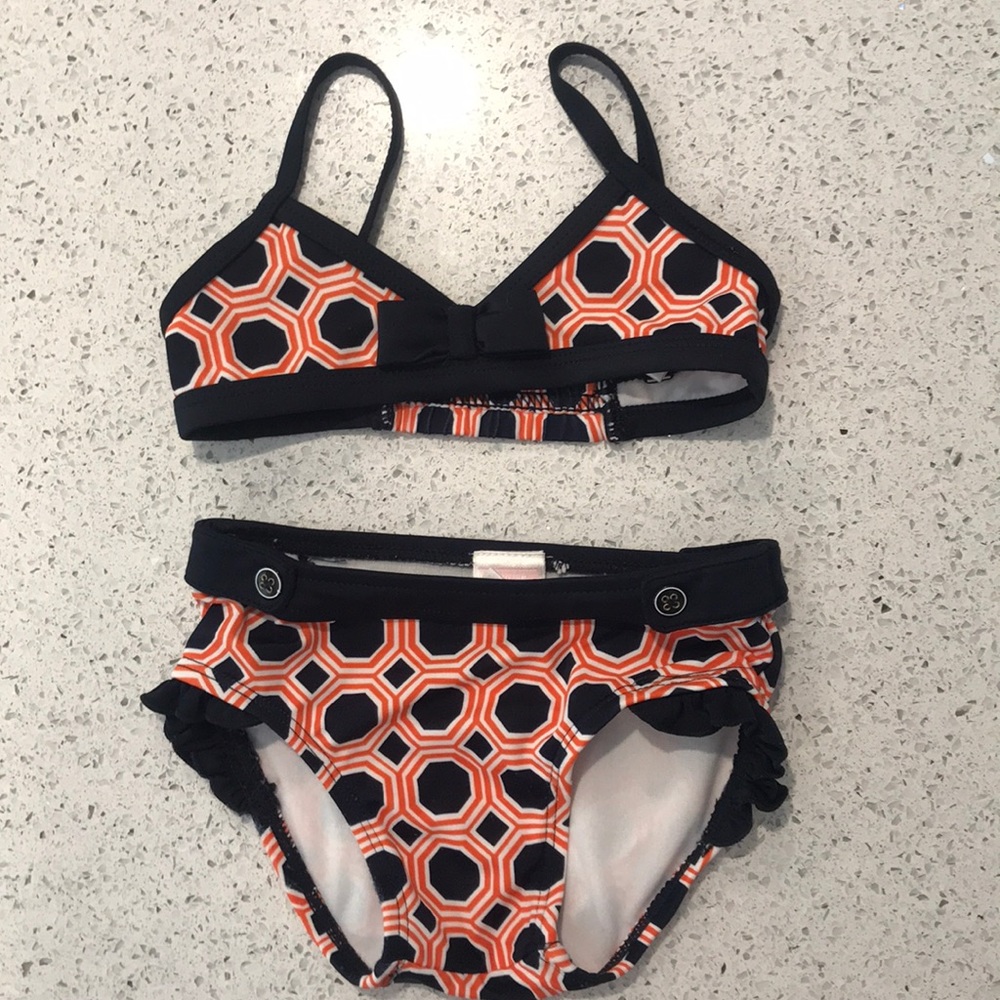 Janie and Jack bathing suit and matching cover up - Picture 4 of 7